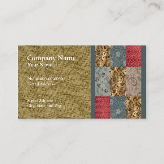 Quilterの名刺 名刺 (正面)