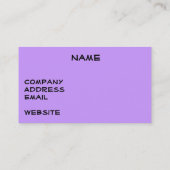 Quilterの細い名刺 名刺 (裏面)