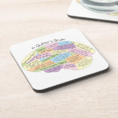 Quilterの頭脳 コースター (左側)