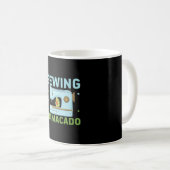 Quilter Gift | Sewing Mamacado コーヒーマグカップ (正面右)
