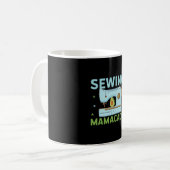 Quilter Gift | Sewing Mamacado コーヒーマグカップ (正面左)