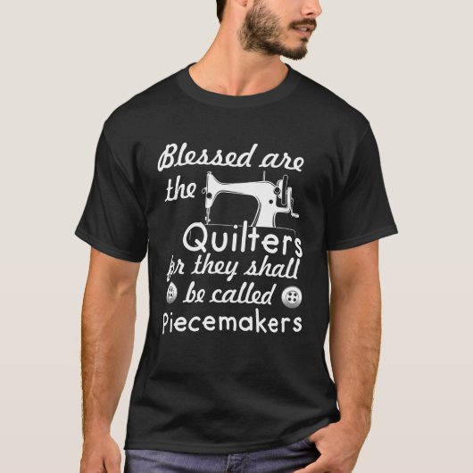 Quiltersのおもしろいな裁縫のためのキルティングの衣類のギフト Tシャツ (正面)