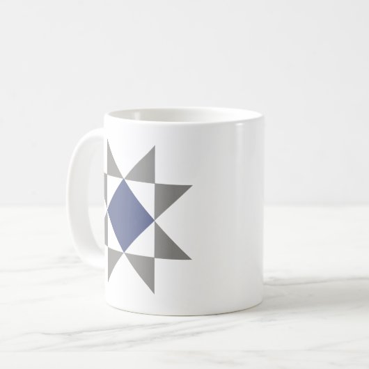 Quiltersのマグ、コーヒー・マグ、私はマグをキルトにすることを愛します コーヒーマグカップ (正面左)