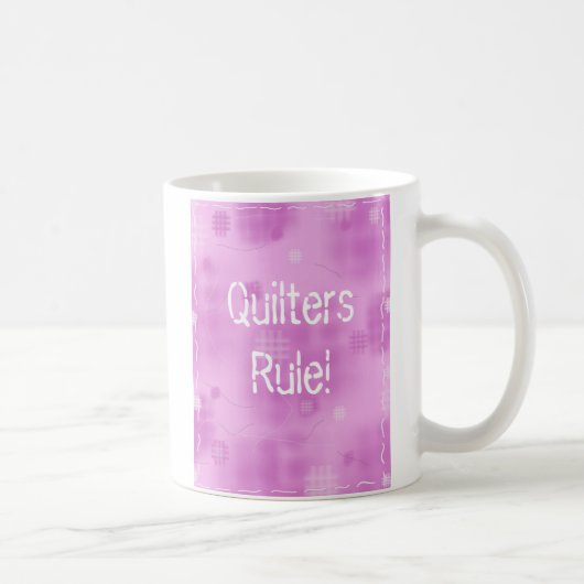 Quiltersの規則! コーヒーマグカップ (右)