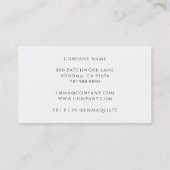 Quilting And Patchwork Design 名刺 (裏面)