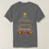 Quilting Christmas Tree  One Long Arm Quilter  Tシャツ (デザイン正面)