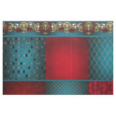 Quilting Fabric for Woman with Skull ファブリック (ファットクウォーター)
