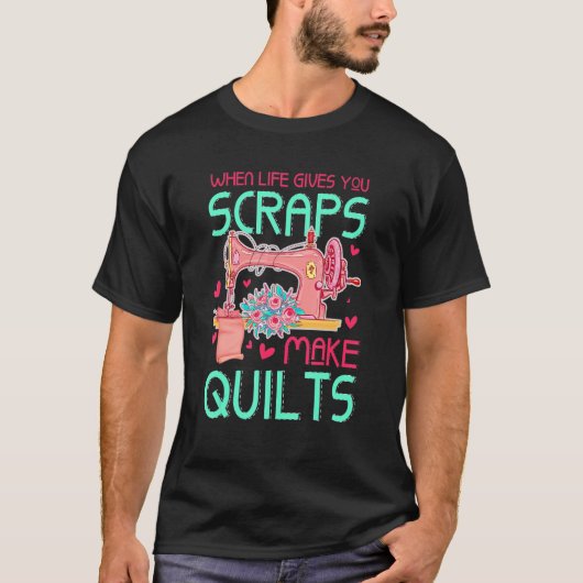 Quilting for quilters sewists crafters tシャツ (正面)