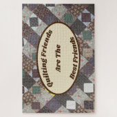 Quilting Friends Patchwork Fabric Art Friendship ジグソーパズル (縦)