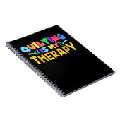 Quilting Is My Therapy | Birthday Gifts Quilting ノートブック (右側)