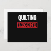 Quilting Legend | Humorous Gifts for Quilting Fans ポストカード (正面/裏面)
