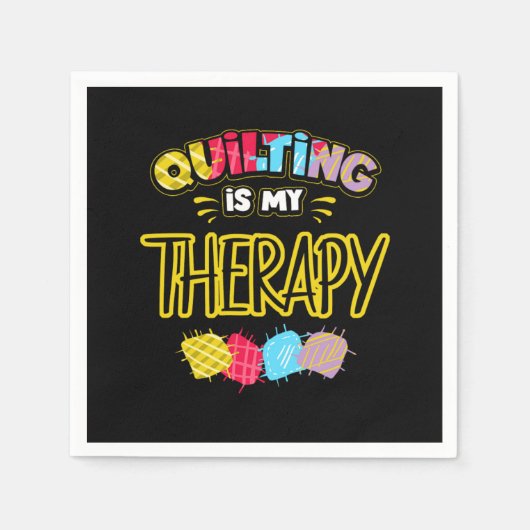 Quilting Quilter Handcraft スタンダードカクテルナプキン (正面)