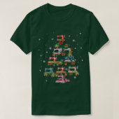 Quilting Sewing Machine Christmas Tree Xmas Lights Tシャツ (デザイン正面)