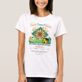 Quiltworx Creations Retreat 2027年4月 Tシャツ