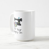 Quiltyのコーヒー・マグ コーヒーマグカップ (正面左)