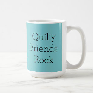 Quiltyの友人の石のグラフィックのマグ コーヒーマグカップ