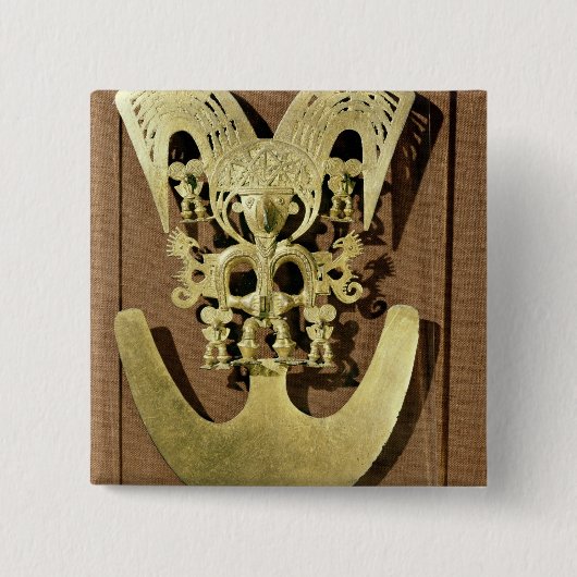 、Quimbaya胸 缶バッジ (正面)