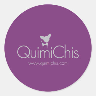 Quimichis logo ラウンドシール