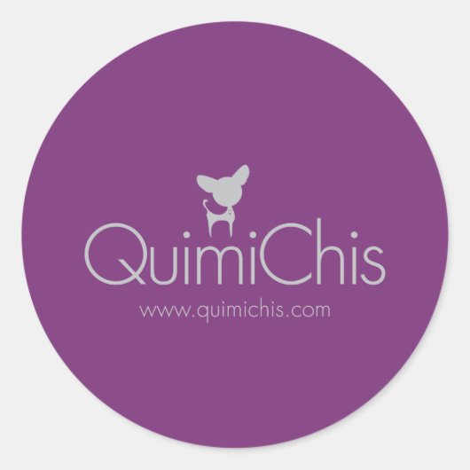Quimichis logo ラウンドシール (正面)