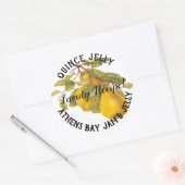 Quinceゼリー製品事業ラベル ラウンドシール (封筒)