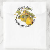 Quinceゼリー製品事業ラベル ラウンドシール (バッグ)