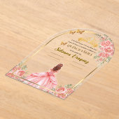 Quince アクリル招待状 (レイダウン)