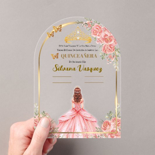 Quince アクリル招待状 (インサイチュ (ポータブル))