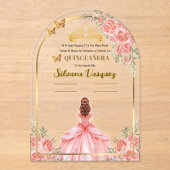 Quince アクリル招待状 (正面)