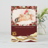 Quince anosInvitation 招待状 (スタンド正面)