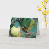 Quince Fruit Card カード (黄色い花)