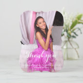 Quinceañeraの第15誕生日はレッド・カード感謝していしています サンキューカード (スタンド正面)