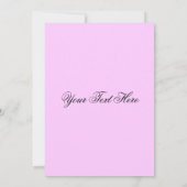 Quinceanera/のB日の招待状 招待状 (裏面)