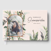 Quinceañera | グリーンとテラコッタのジャングル ゲストブック (正面)