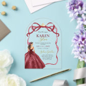 Quinceanera Acrylic Invitation アクリル招待状 (インサイチュ (ウェディング))