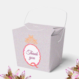 Quinceañera Butterfly Crown Squiggle Thank You フェイバーボックス