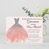 Quinceanera Invitation, Birthday Invite for sweet 案内状 (スタンド正面)