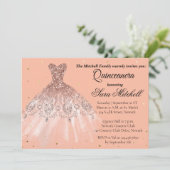 Quinceanera Invitation, Birthday Invite for sweet 案内状 (スタンド正面)