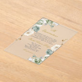 Quinceanera invitation in Spanish アクリル招待状 (レイダウン)