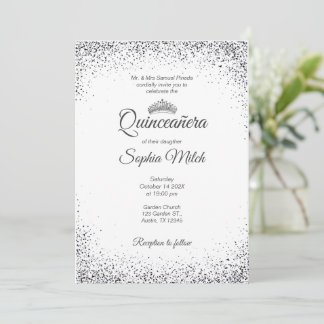 Quinceanera Invitation Minimalist 招待状