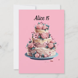 Quinceañera: Mi Momento de Brillar 招待状