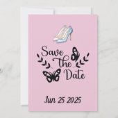 Quinceañera: Mi Momento de Brillar 招待状 (裏面)