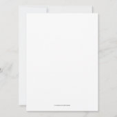 Quinceañera VestidoアマリロInvitaciones 招待状 (裏面)