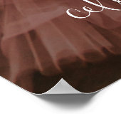 Quinceañera Welcome Script & Photo 15th Birthday ポスター (角)