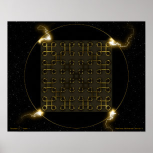 Quincuncial Bio-Spacetime Nanochip II ポスター