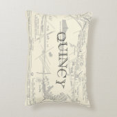 Quincy MAアクセント枕 アクセントクッション (裏面(縦))