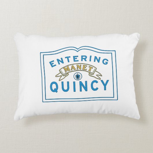 Quincy MAモットアクセントピロー アクセントクッション (正面)