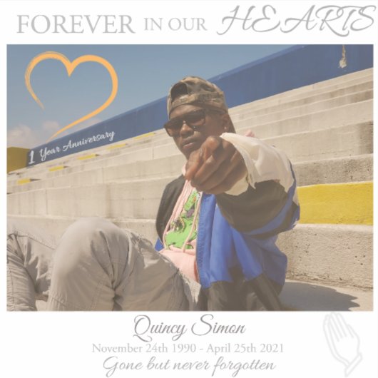 Quincy Memorialステッカー#1 シール (正面)