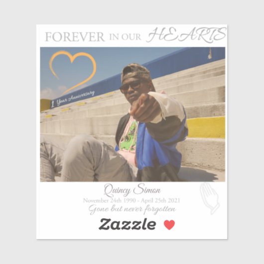 Quincy Memorialステッカー#1 シール (シート)