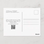 QUINNポルトガルの地図Save the Date (Movableハート!) ポストカード (裏面)