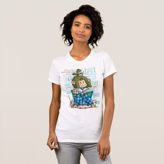 Quinn - Lernbuch Tシャツ (正面フル)